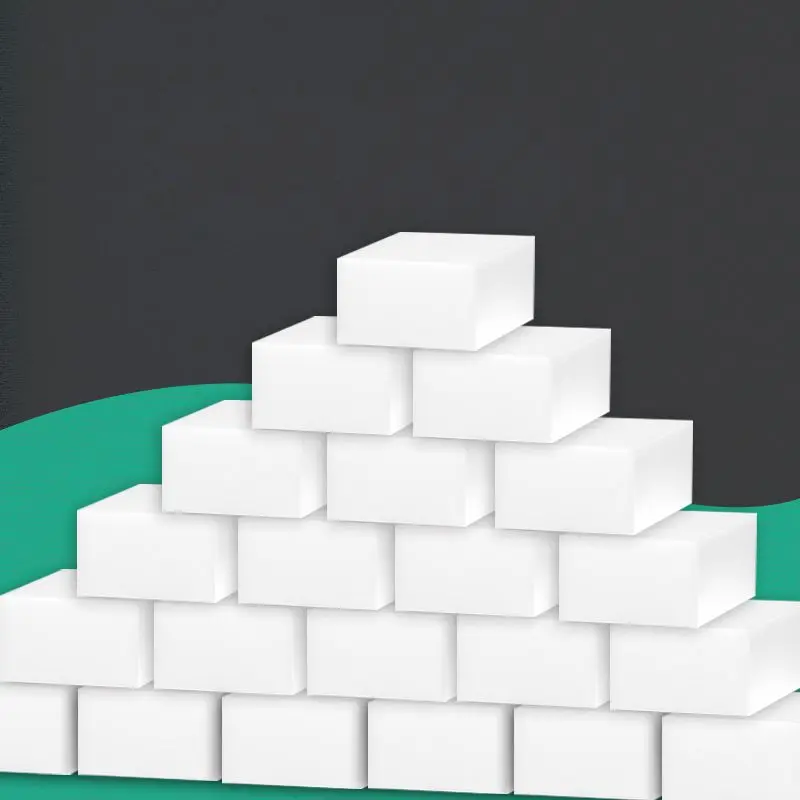 100 шт. меламиновая губка волшебная для очистки губки кухни офиса ванной комнаты