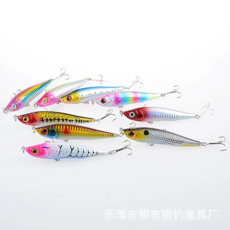 1Piece 95mm 21g Fishing Bait Sinking Bionic Squid Pencil Lure For Isca Artificial With 2 Hooks Pesca Tackle | Спорт и развлечения