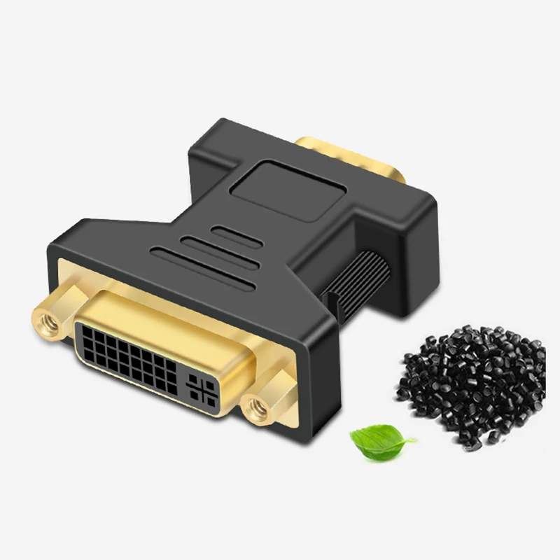 DVI d VGA адаптер к 24 + 5 конвертер удлинитель цифровой аудио для HDTV монитора кабель Jack