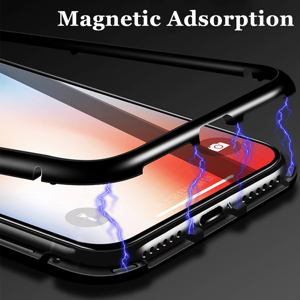 Magnetic adsorption i phone 11Pro case on for iPhone11 Pro Max X XS XR cover iphone11 10 r 11promax aifon conque bumper magnet |