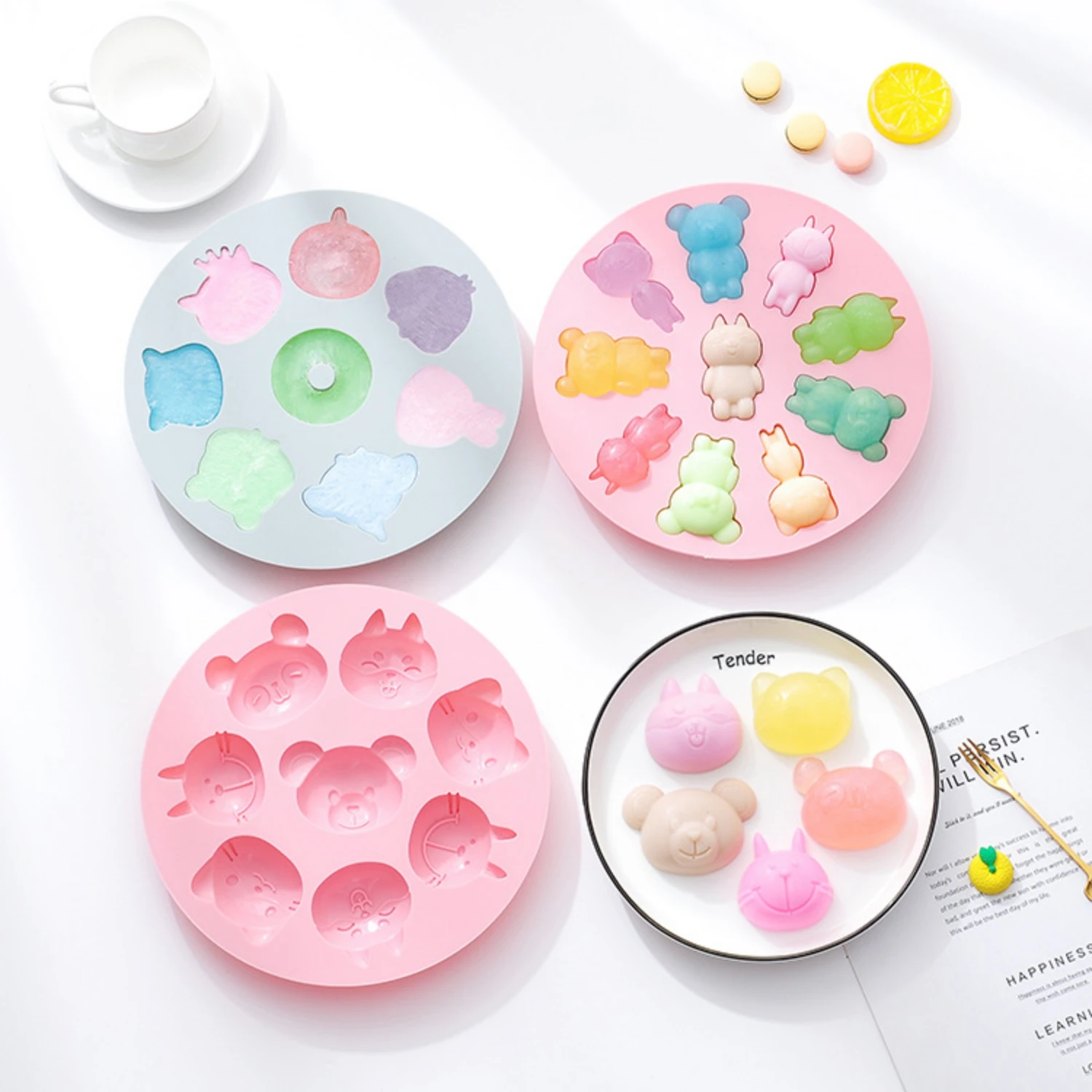 8 емкостей рисовое желе инструмент для печенья Форма выпечки детского питания