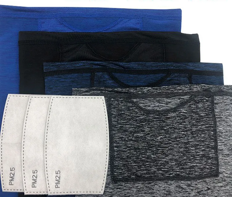 

Face Cover Winter Bandana Scarf with Ear Hanging Loops with Filter PM2.5 Pocket for Sun Cycling Fishing Hiking Running Sports