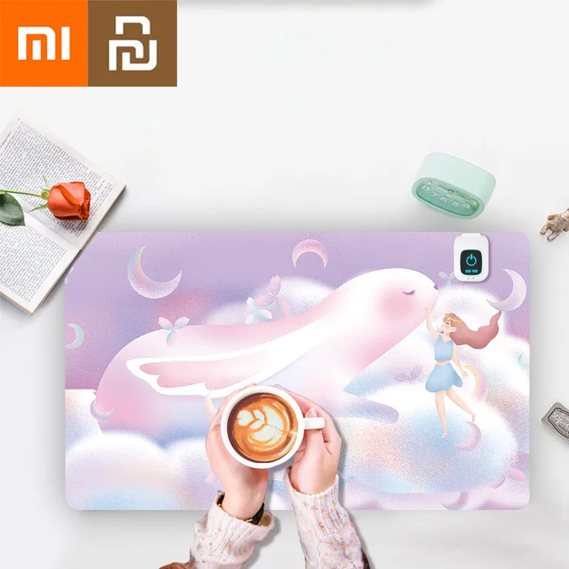 

Коврик для мыши XiaoMi с подогревом, водонепроницаемый непроницаемый огнестойкий коврик для стола с 2 режимами быстрого нагрева, нескользящий,...