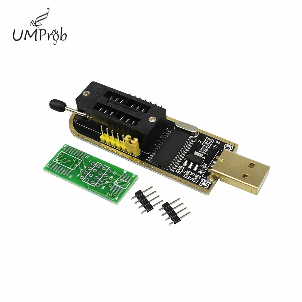 USB программатор CH341 24 25 серия EEPROM модуль программатора с флэш BIOS + зажим SOIC8 SOP8 для