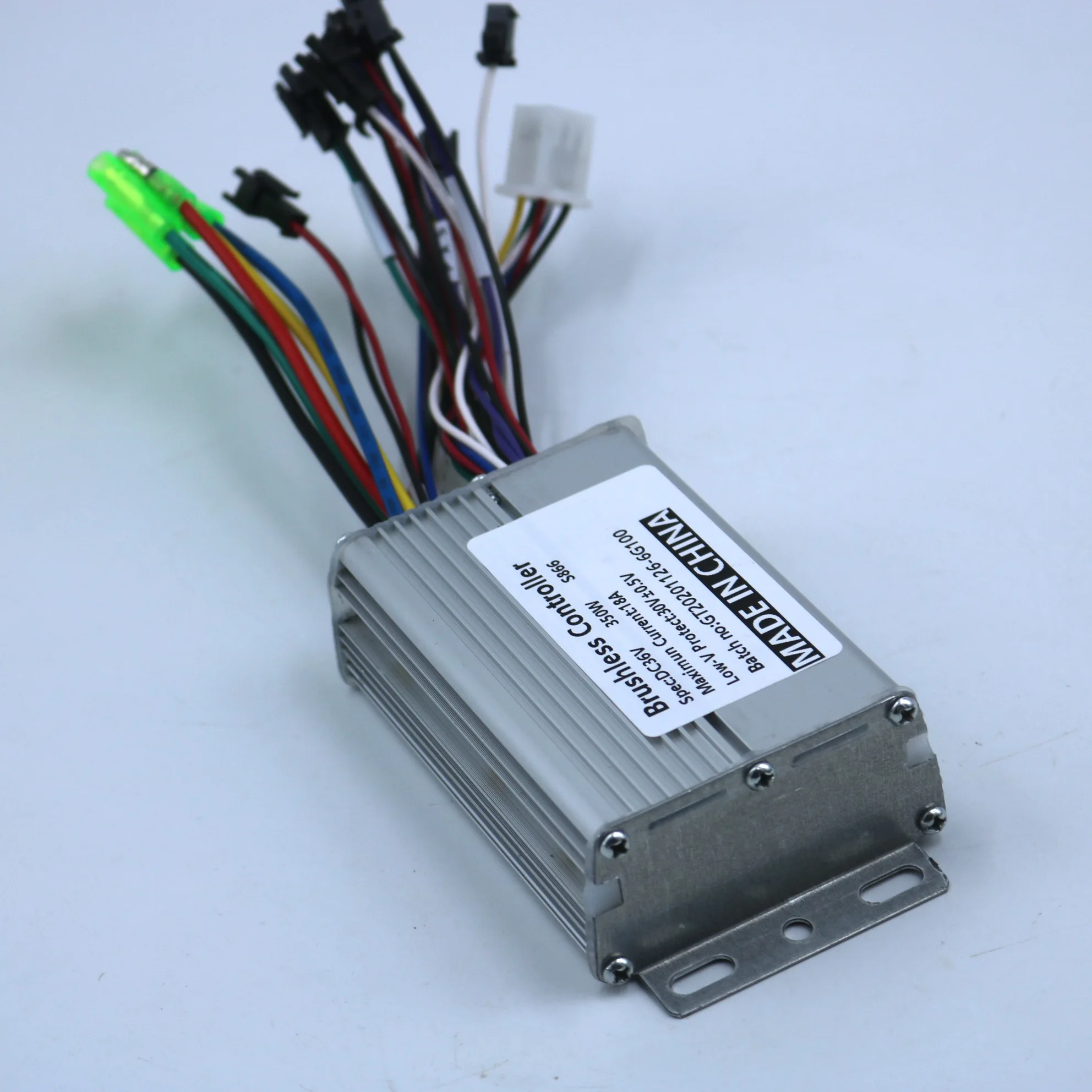 Бесщеточный контроллер скорости для электронного велосипеда 36В 48В 350 Вт 18А BLDC и