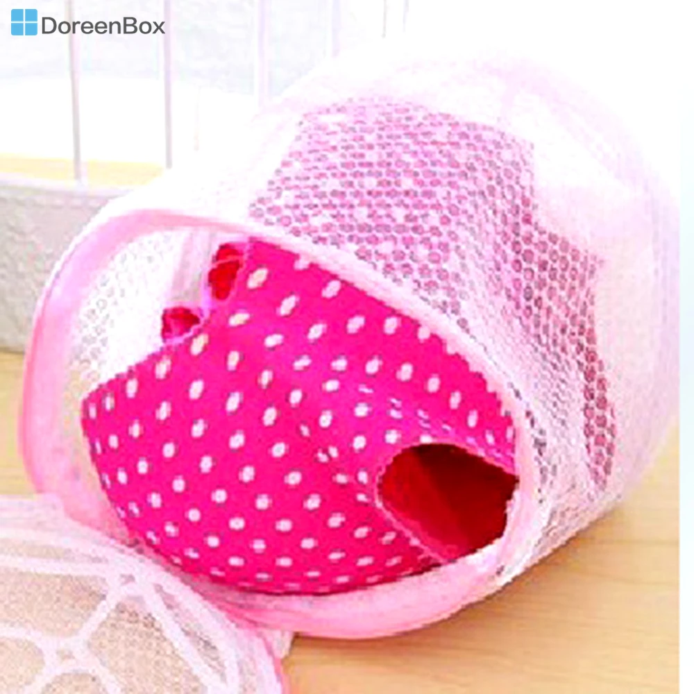 Полиэфирный контейнер для хранения сумки стирки тканевый бюстгальтер цилиндр