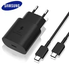 Супербыстрое зарядное устройство для Samsung Note 10, 25 Вт, EU Travel Usb PD PSS, адаптер быстрой зарядки для Galaxy S20 Note 10 Plus A71 A51