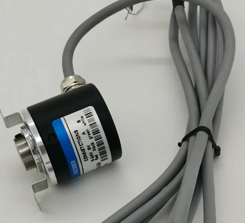 Фото 38mm Industrial incremental photoelectric encoder 100/200/360/400/600/1000/1024/2000/2500 pulse hollow shaft rotary Инструменты 38mm Industrial incremental photoelectric encoder 100/200/360/400/600/1000/1024/2000/2500 pulse hollow shaft rotary Инструменты