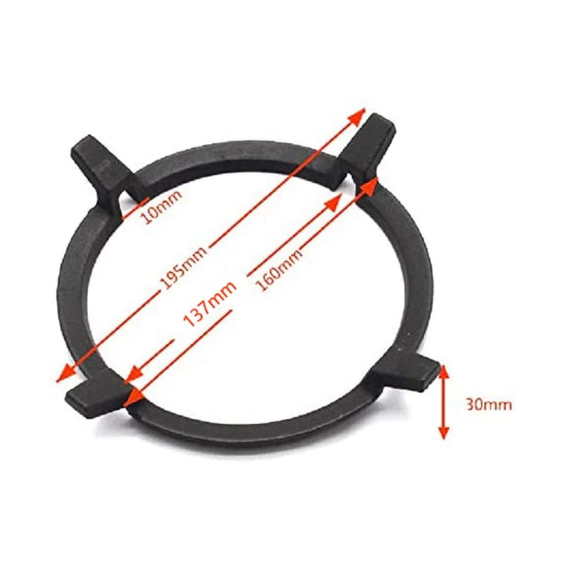 Подставки для вок 160 мм чугунные подставки кастрюль кухонные инструменты