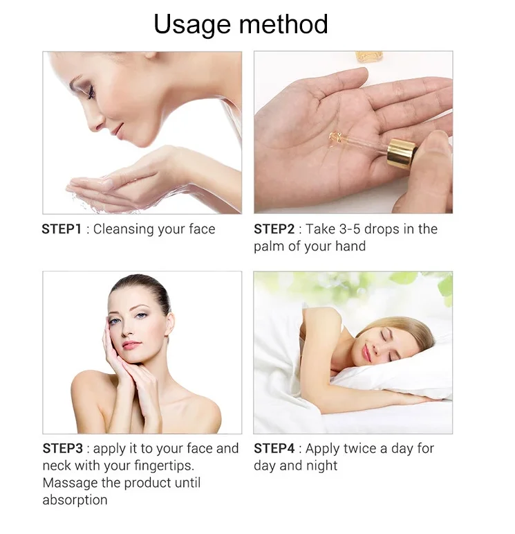 Retinol Facial Serum Hyaluronic Acid Vitamins C Whitening Anti Aging Wrinkle Skin care Black Dots Vitamina E Essence for Face