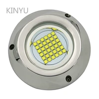 dc24v 108w rgb rgbw white red waterproof first class 316l stainless steel led underwater boat marine swimming pool light ky ud90