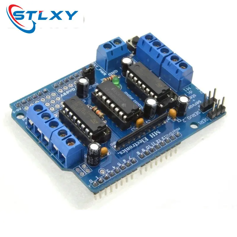 L293D двойной щит привода двигателя для arduino Duemilanove плата расширения управления