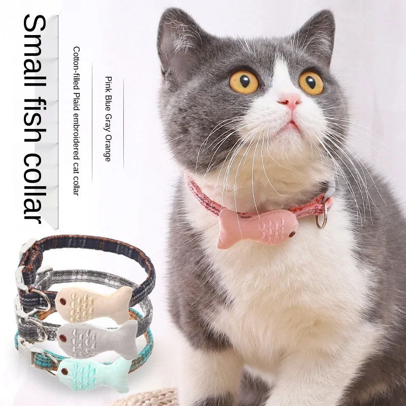 

Pet Collar Cartoon Cute Fish Cat Collar Super Cute Cat Accessories Cat Collar Supplies