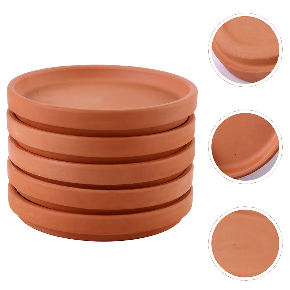 

5Pcs Plant Pot Plate Flowerpot Water Trays Flowerpot Storage Tray Planter Tray