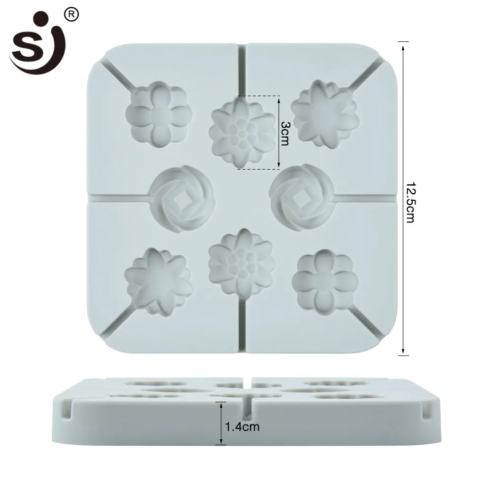 SJ цветы силиконовые формы для торта шоколад 3d украшение леденец Конфеты мыши