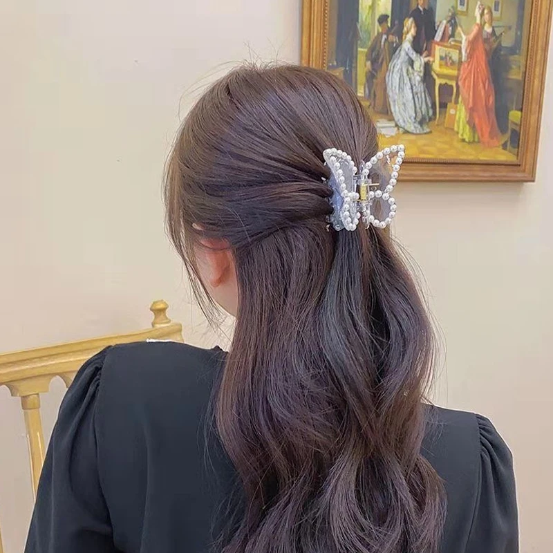 

Hair Claw Clips Barrette Clamp Jelly Colors Acrylic Ponytail Crab Girls Hair Hairpin Hair Styling Accessories For Women