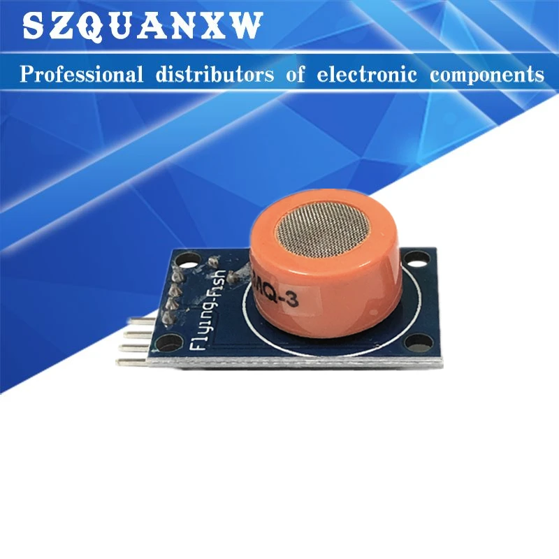 

MQ-3 alcohol sensor module alcohol ethanol gas sensitive detection alarm for arduino