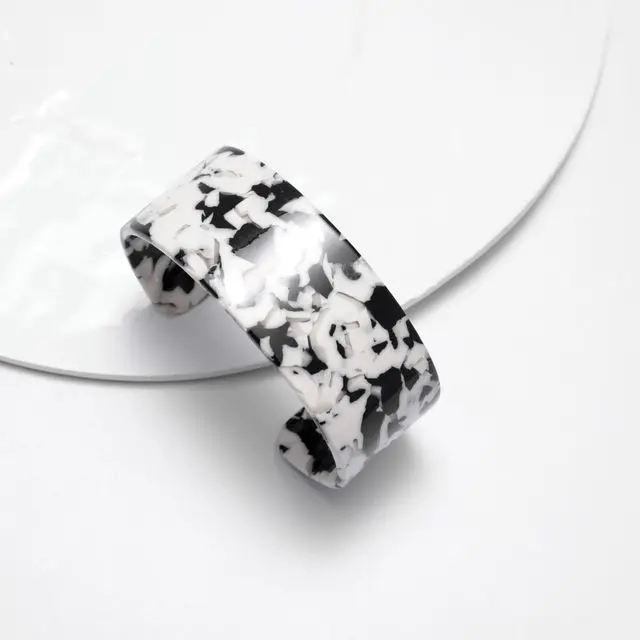 Новое поступление акриловый браслет из черепаховой черепахи Женский Открытый