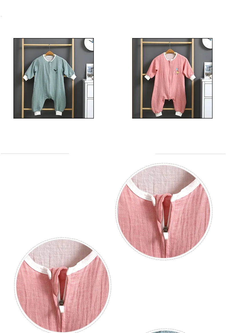 Новый новорожденный милый мультфильм детский спальный мешок с длинными рукавами