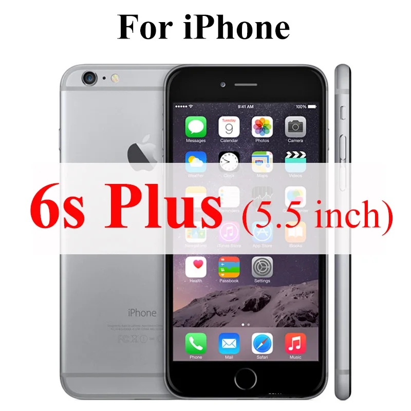 For iPhone 6s Plus Бронированное стекло Защитная пленка для iPhone 6 S XS Max 7 8 Plus XR 6 S экранная защита 10xs 10 X R закаленное стекло защитный лист SX RX - Цвет: For iPhone 6s Plus