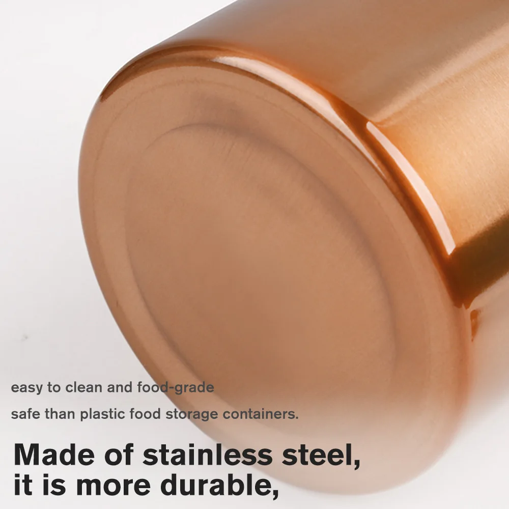 Герметичный контейнер из нержавеющей стали для хранения кофейных зерен