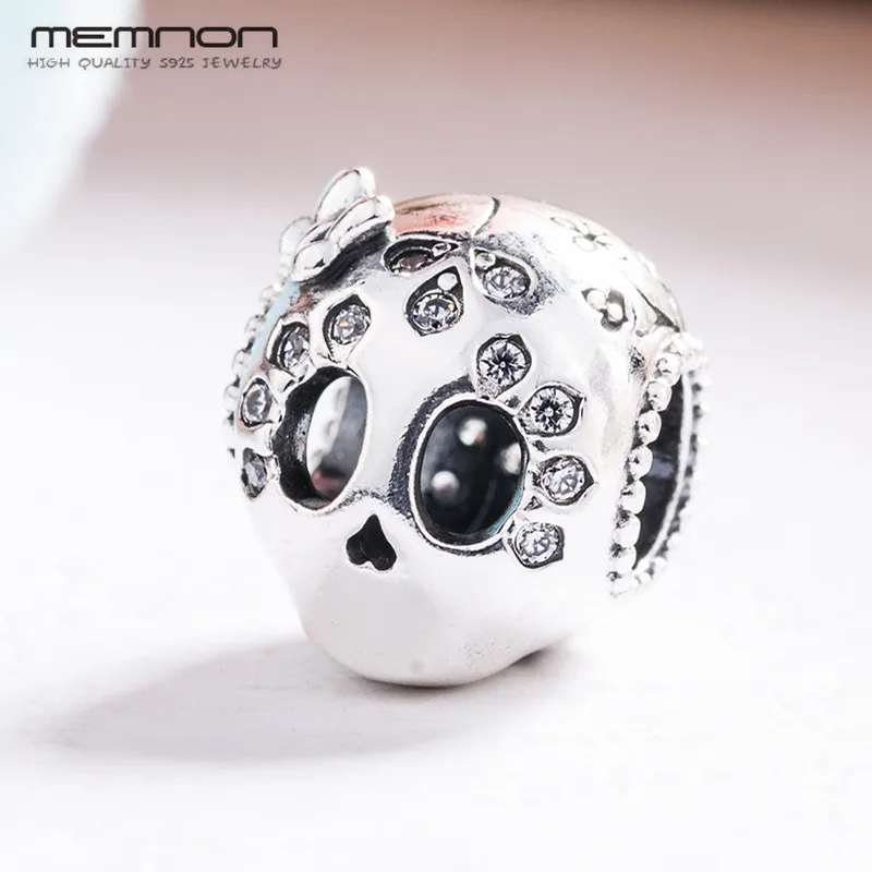 2019 весенние серебряные 925 ювелирные изделия сверкающие Подвески в виде черепа