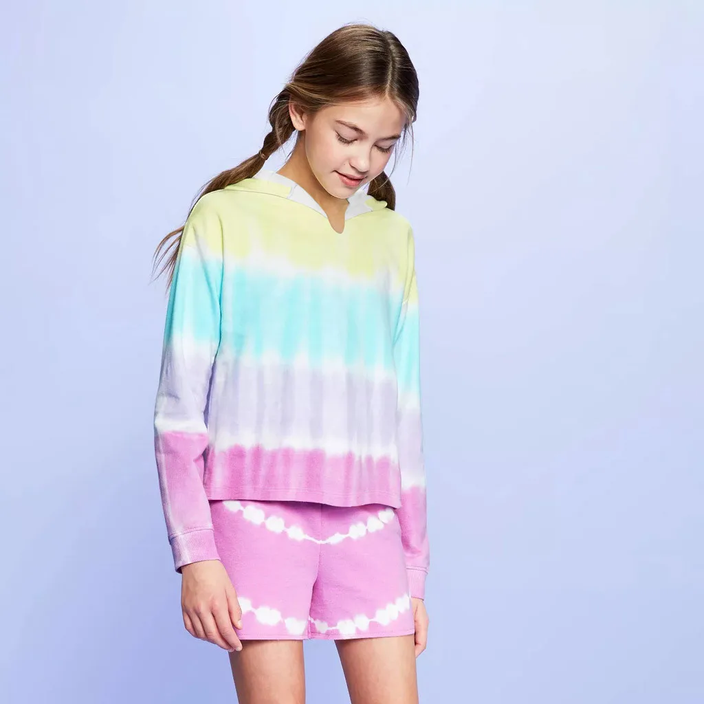 Детская толстовка с длинным рукавом и принтом галстуком | Спорт развлечения