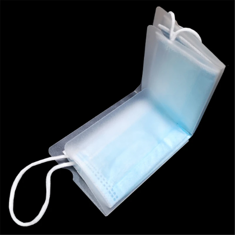 10 шт. портативная коробка для хранения маски одноразовая маска лица зажим