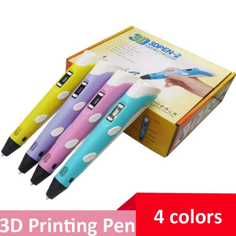 

DIY 3D Pen 3D Printing Pen Printer Pen 3D Graffiti Drawing Pen Stift PLA Filament For Kids Child Educational Toys Birthday Gifts