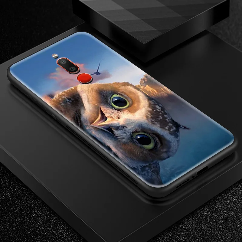 H135 Задняя крышка из закаленного стекла для Meizu 16s 16th Plus 16X M6T M882Q M892Q M5 M6 M8 M9 Note TPU Рамка бампер печать обложек сумка с животными - Цвет: H135