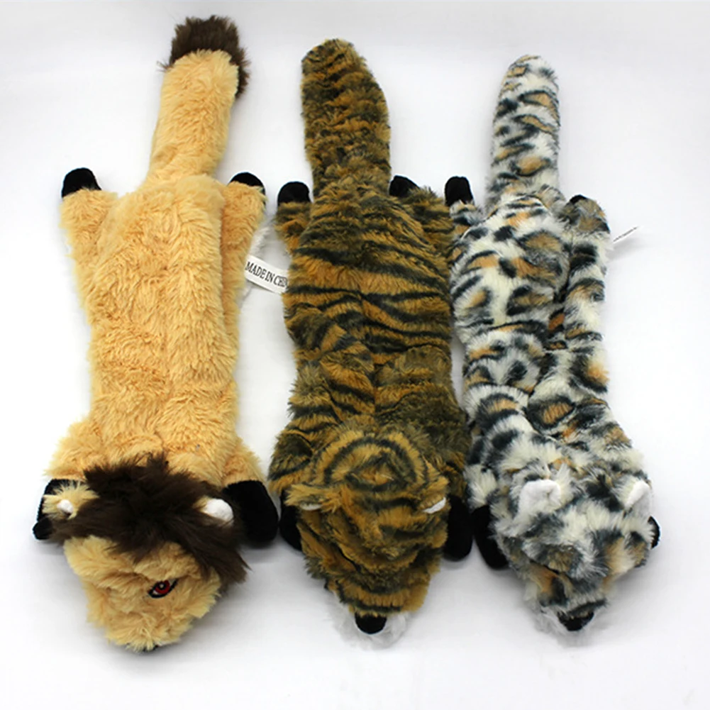 Милые животные тигра леопарда льва игрушки для животных жевательные скрипучие