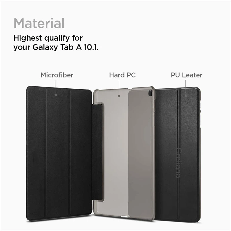Чехол для Samsung Galaxy Tab A 10 1 2019 чехол с откидной подставкой T510 T515 TAB умный Жесткий ПК |