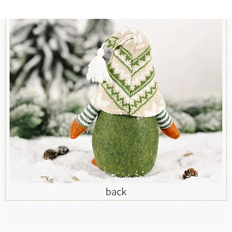 Кукла без лица в стиле Св. Патрика маленькая фигурка с орнаментом скандинавском