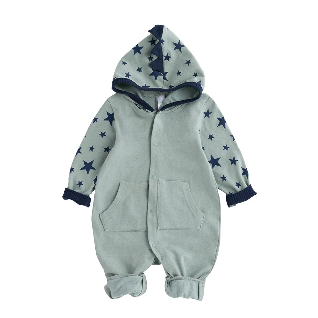 Комбинезон с длинным рукавом для маленьких девочек комбинезон мультяшным