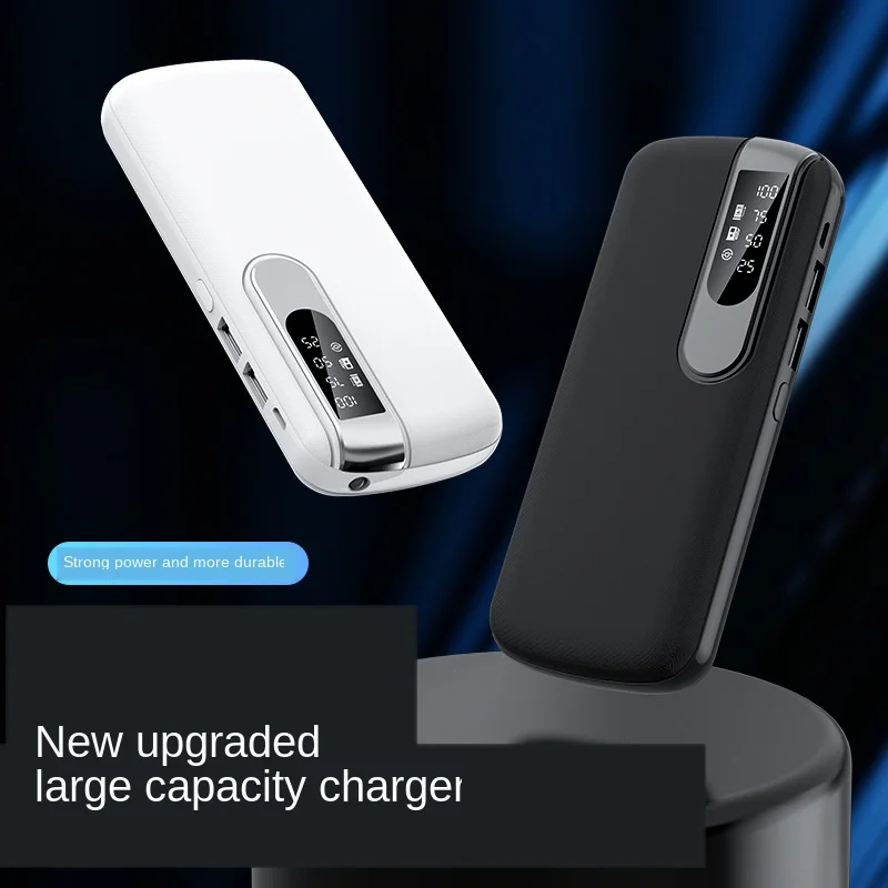 30000mAh Power Bank Large Capacity Powerbank LED Lighting Digital Display Charger Portable Travel External Battery | Мобильные