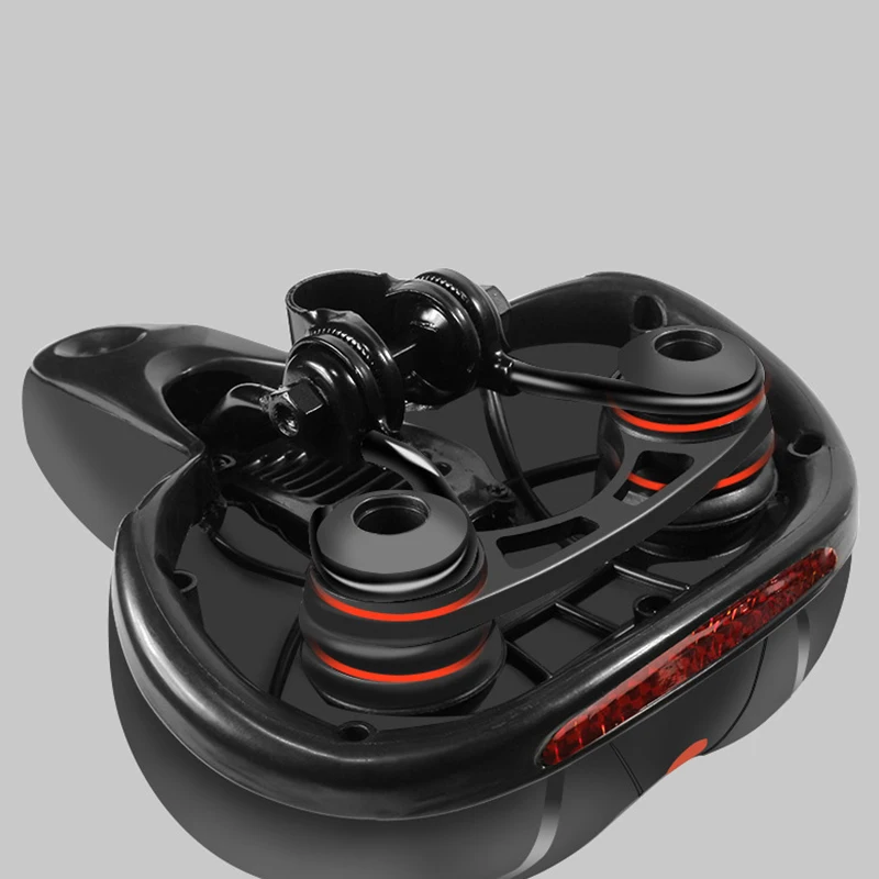 Велосипедное седло Promend 2021 широкая Светоотражающая полоса удобная подкладка для