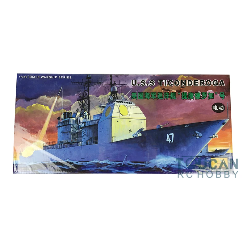 Trumpeter 80701 1/350 масштаб США Ticonderoga современный линкор модель военного корабля