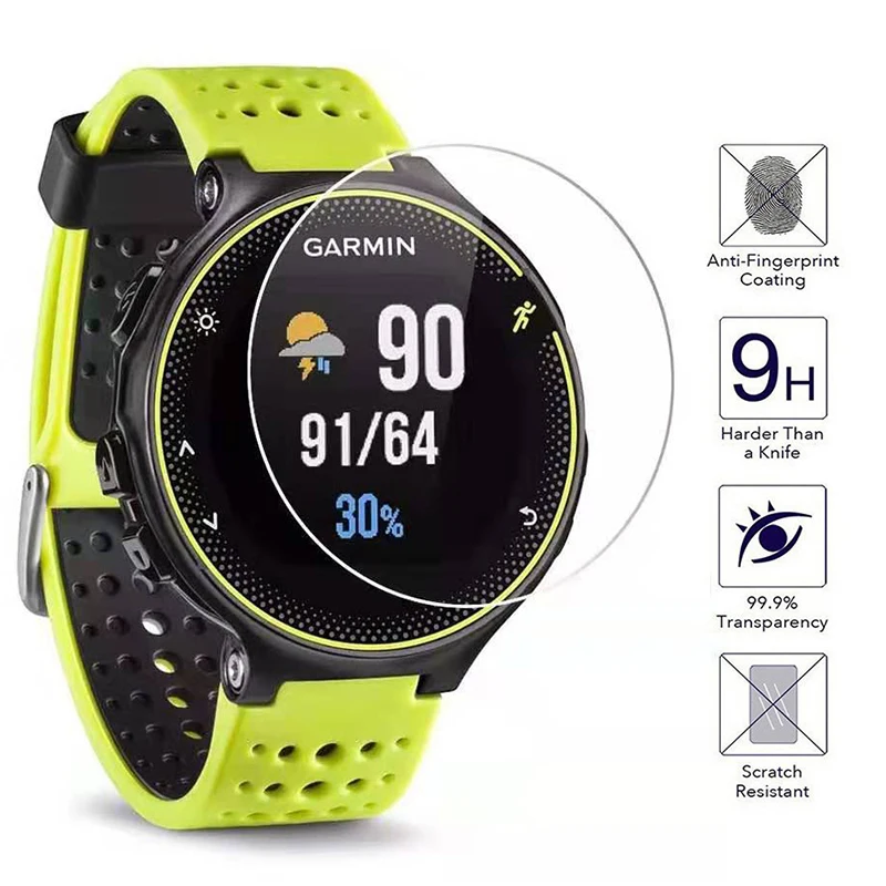 

Для смарт-часов Garmin Forerunner 225 / 235 HD защита экрана из закаленного стекла для смарт-часов противовзрывная защита от осколков