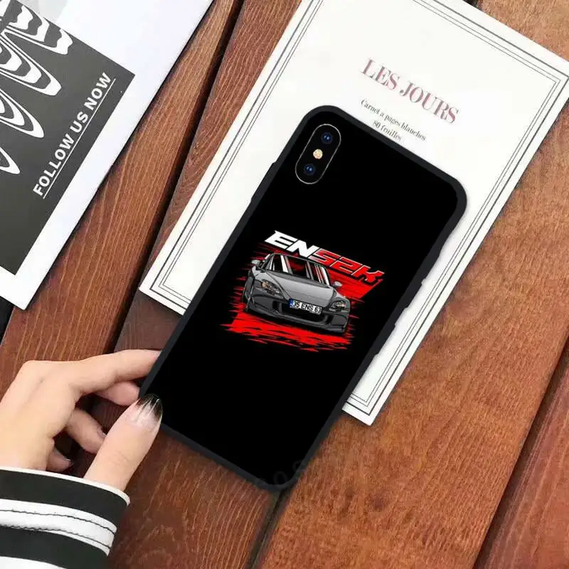 

sports car jdm Black art Phone Case for iPhone 11 12 mini pro XS MAX 8 7 6 6S Plus X 5S SE 2020 XR