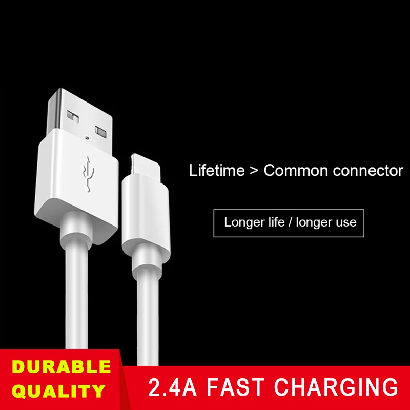 ! ACCEZZ USB кабель для передачи данных iPhone 12 11 XS MAX XR 8 7 6 быстрой зарядки и ipad мини 2.4A