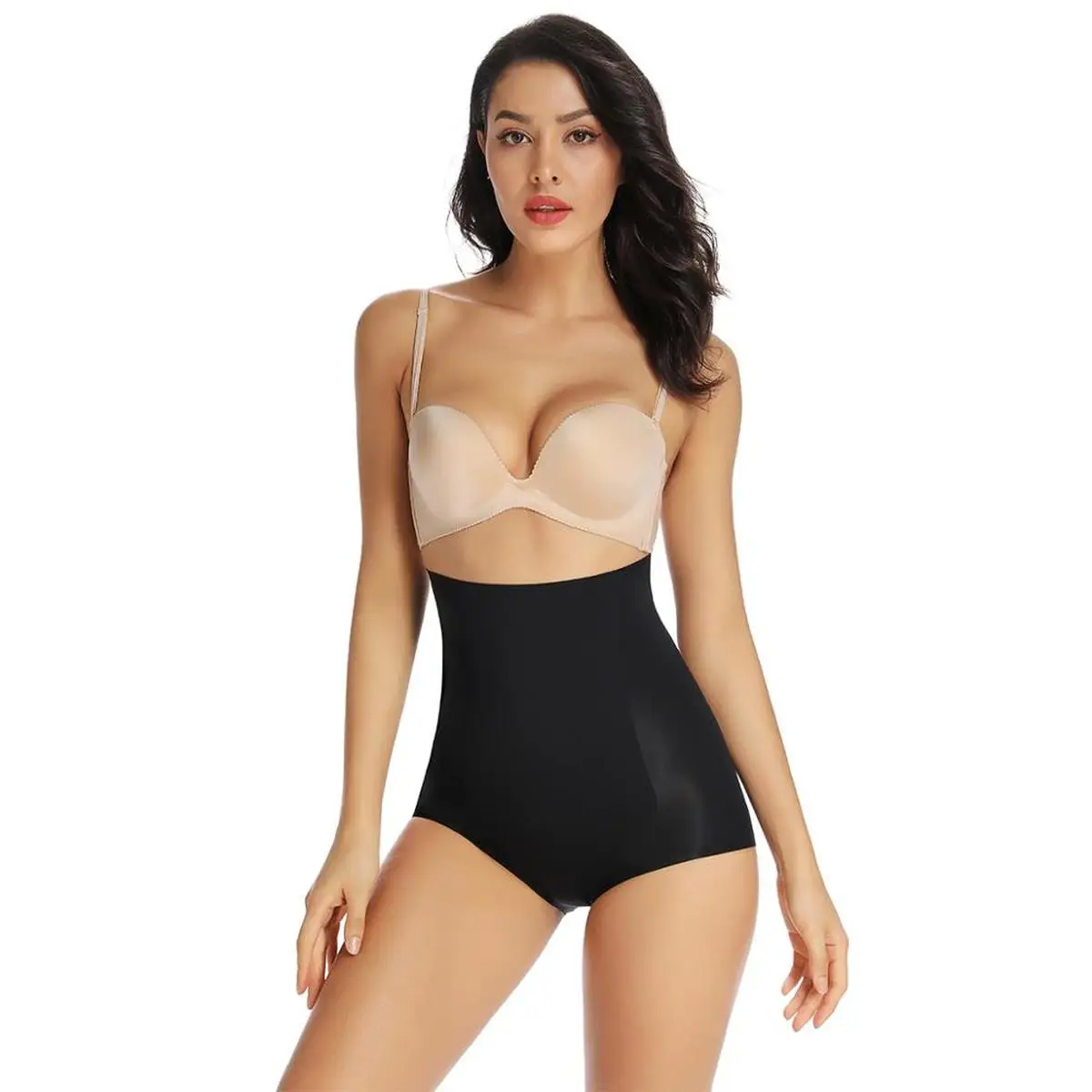 Женские трусики с высокой талией Утягивающие трусы Корректирующее белье |