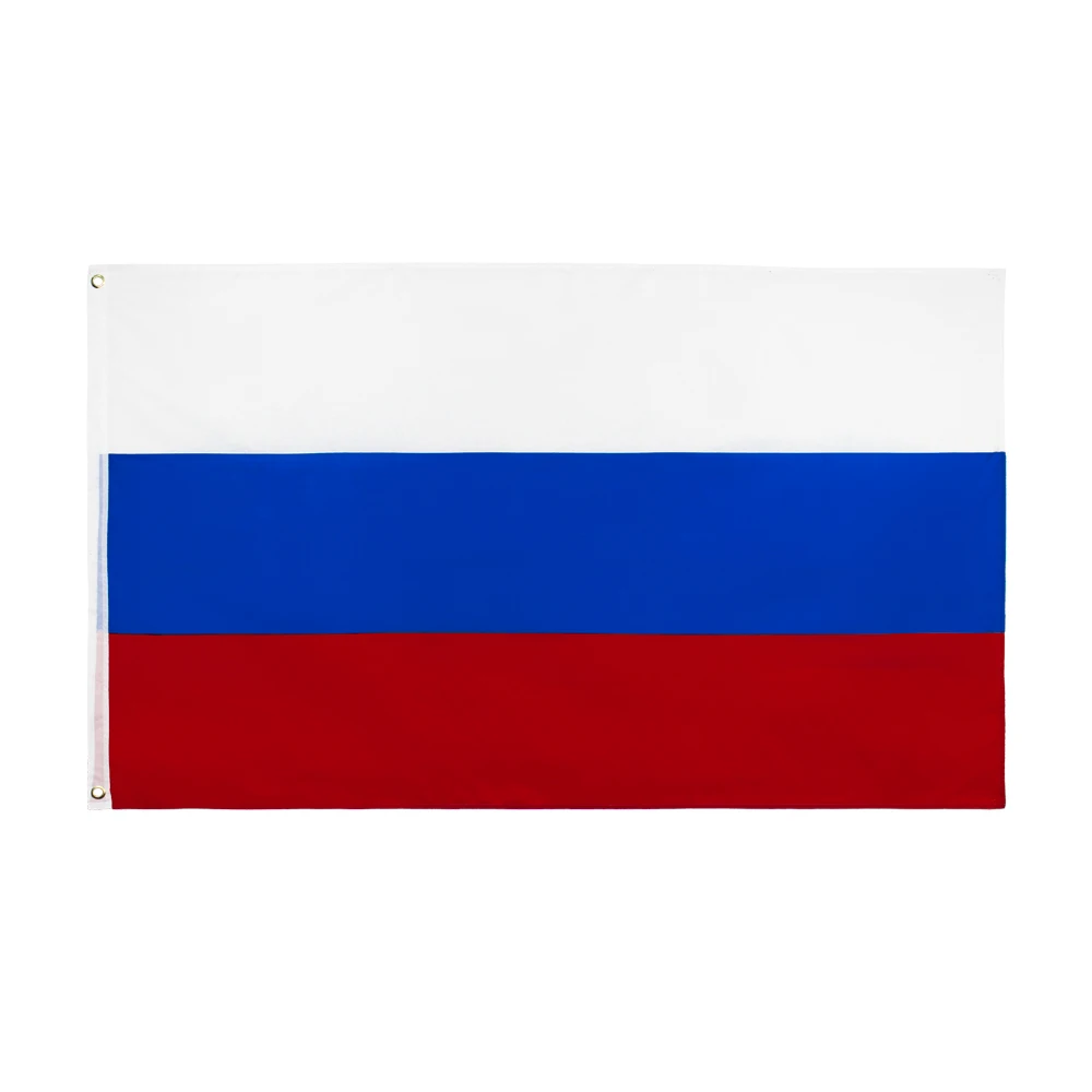Подвесной флаг Yehoy 90*150 см белый синий красный Российская Федерация российский