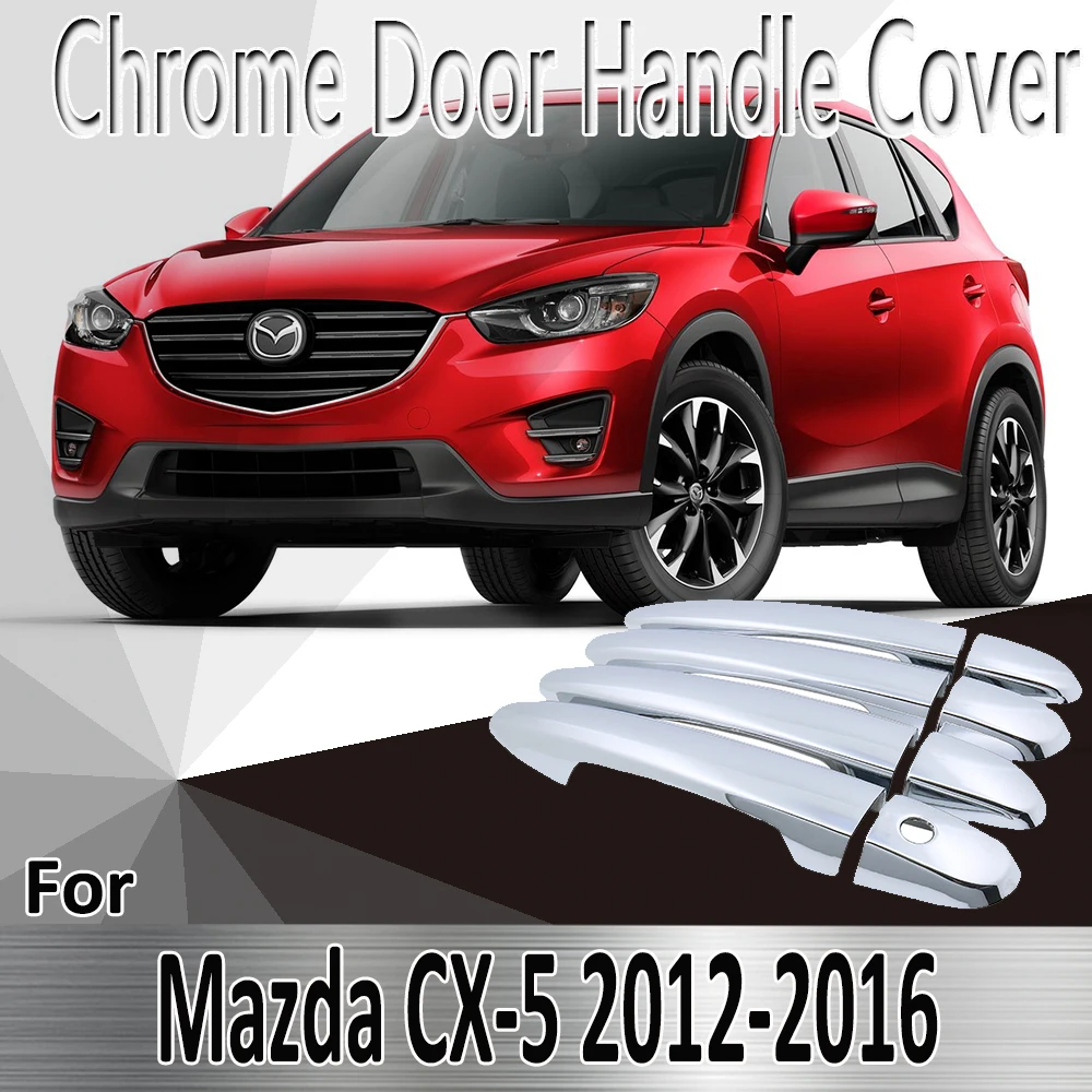 Для Mazda CX 5 CX5 KE 2012 ~ 2016 2013 2014 Стайлинг наклейки украшение хромированная Дверная