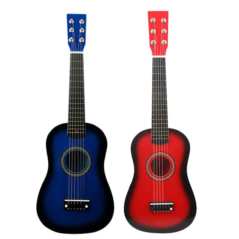 23 дюйма фолк Акустическая гитара музыкальный инструмент мини для начинающих