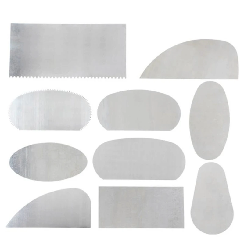 10 шт. керамической глины стальной скребок для резки полимерной стали