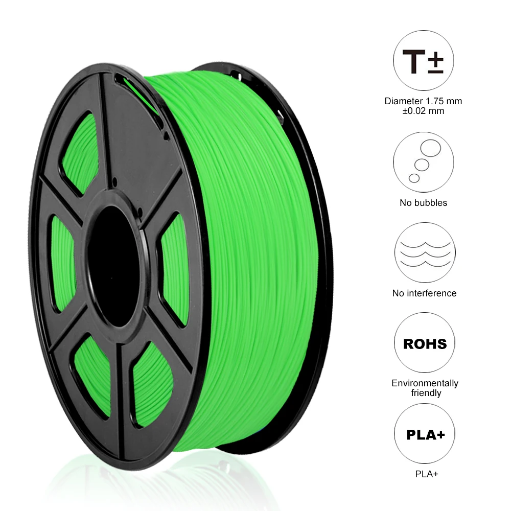 SUNLU 3D Printer PLA PLUS Filament 1.75mm 1kg With Full Color And Top Quality For Special Doodling Gifts DIY 3D Printing