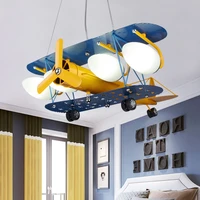 kids room lamp for children chandelier e27 airplane hanging lamp light kids room led light children bedroom lighting