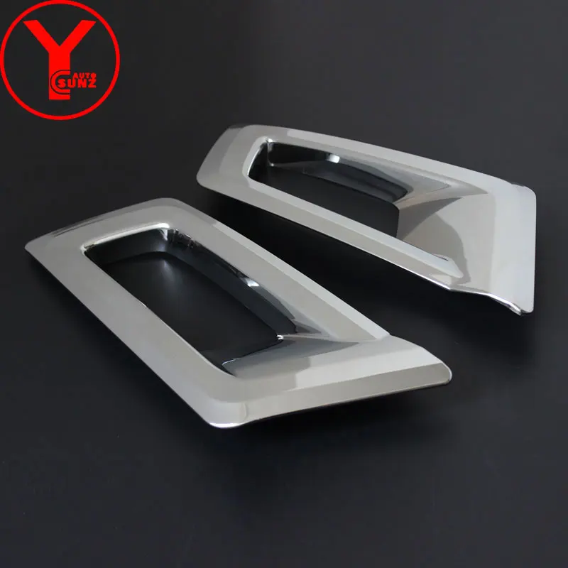 YCSUNZ хромированная противотуманная фара крышка противотуманные фары для