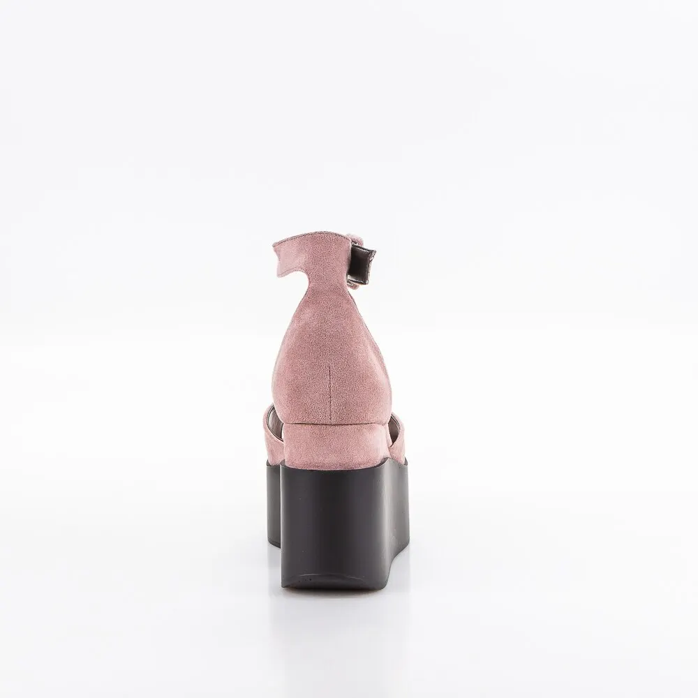 Босоножки женские 102-810 PINK Color Me иск.велюр | Обувь
