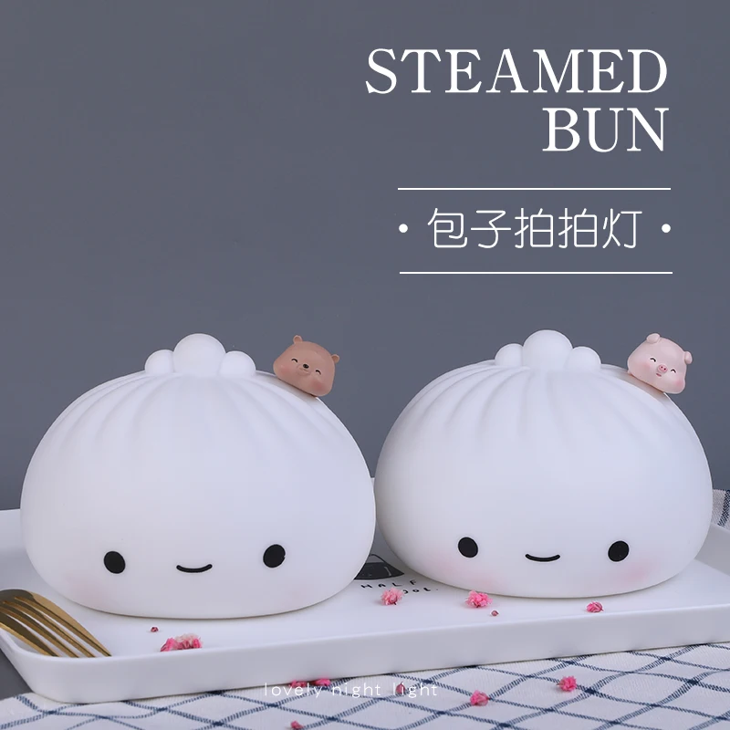 

Cartoon Cute Night Light Kid Led Bedroom Bedside Decor Smart Sensor Colores Night Light Luzes Da Noite Indoor Lighting DB60YD